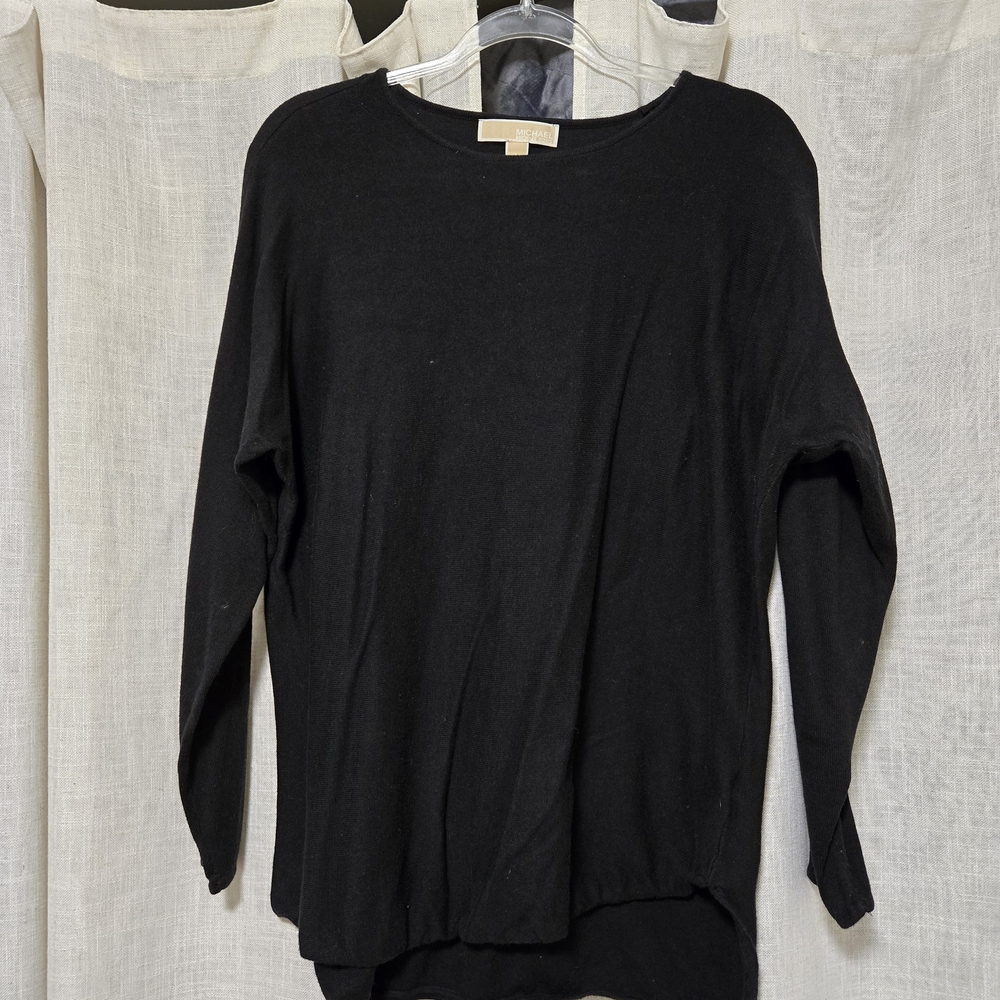 Michael Kors Classic Black Long Sleve Woman Size L